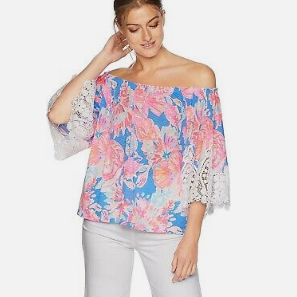 Lilly Pulitzer Zaylee off the shoulder top